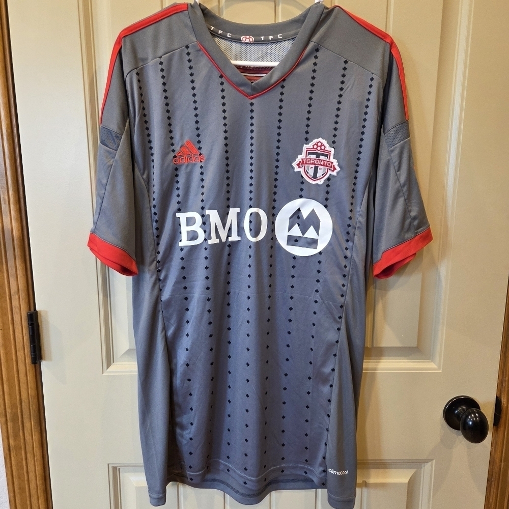 Adidas Toronto BMO Jersey Men's MLS Official Climacool Large Football Soccer - Picture 2 of 15